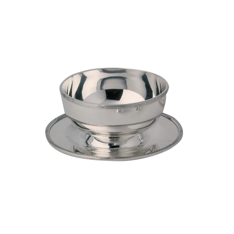 Saucière ronde avec socle