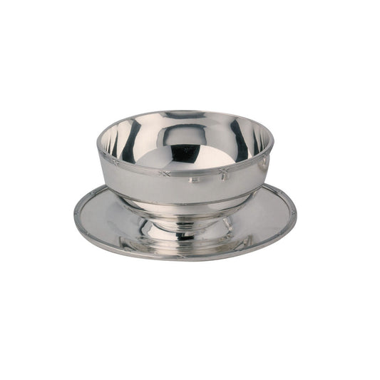 Saucière ronde avec socle